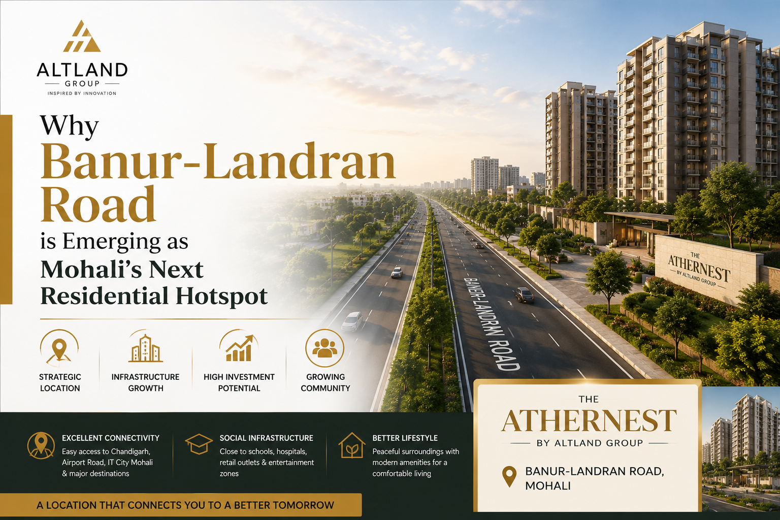 property on banur landran road