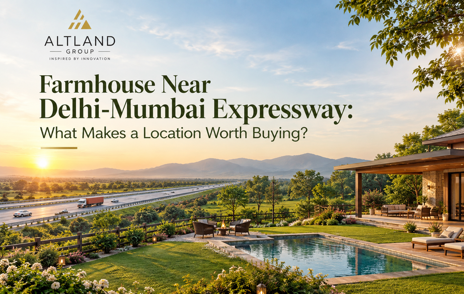 farmhouse near Delhi Mumbai Expressway